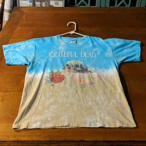 Grateful Dead Stanley Mouse tie-dye shirt